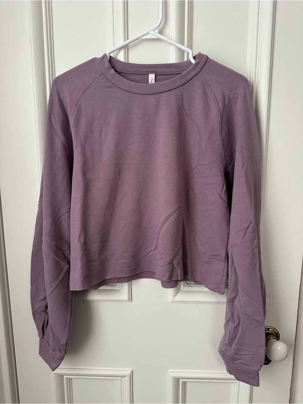 Aritzia Women's Lavender Crewneck Pullover Top